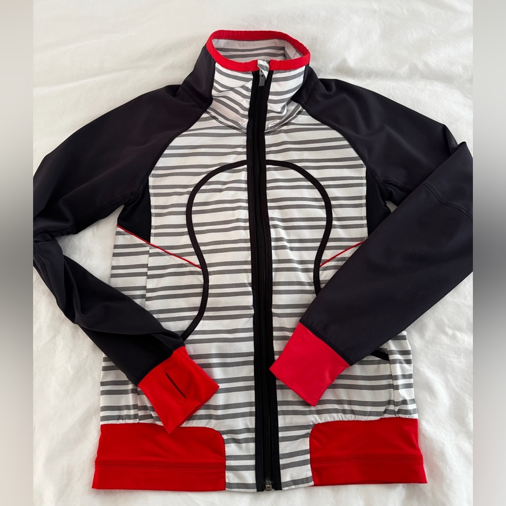 lululemon athletica Black and Red Women's Jacket